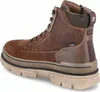 A side view of a brown leather boot. Anteprima dell’immagine prodotto