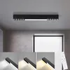 ZMH lampa sufitowa LED lampa sufitowa czarna 53CM długa Podgląd zdjęcia produktu 1