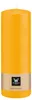 Zylinderkerze/Stumpenkerze - gelb - 20 x 7 cm - 103 Produktbild-Vorschau 1
