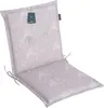 A chair cushion with a leaf pattern. Produktbild-Vorschau