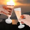 sada 100 plastových sklenic na šampaňské 160 ml průhledných Náhled obrázku produktu 3