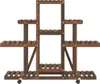 vidaXL Stojan na květiny s kolečky 110x25x101 cm, masivní Náhled obrázku produktu 5
