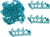 Oblique Unique Endlich Schulkind Konfetti türkis für Produktbild-Vorschau 1