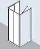 A 3D rendering of a shower enclosure. Produktbild-Vorschau