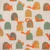 SCHÖNER LEBEN. Vorhang Eichhörnchen Hügel mint braun ocker Produktbild-Vorschau 5