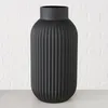 Boltze Vase Nordika Gefäß in Schwarz Matt aus lackiertem Anteprima dell’immagine prodotto 2