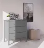 Kommode Tange im dänischen Stil, 84 cm, grau Produktbild-Vorschau 2