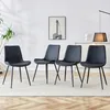 STILVORA Esszimmerstuhl 4er Set mit PolyurethanBezug und Produktbild-Vorschau 2