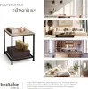 Table d’appoint DERBY 45,5x45,5x55,5cm - Bois clair Voir les images du produit 7