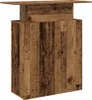 A reception desk with a rustic wood finish. Anteprima dell’immagine prodotto