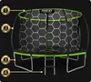 Trampolina Ogrodowa Profilowana 12Ft/374Cm Z Siatką Podgląd zdjęcia produktu 5