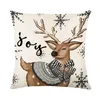 4er Set Weihnachten Kissenbezug 45x45cm Dekokissen Produktbild-Vorschau 3