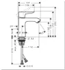Hansgrohe Metris Mitigeur monocommandé pour lavabo 110 avec Voir les images du produit 18