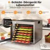 COSTWAY 850W Dörrautomat mit 8 Einlegefächer, Dörrgerät mit Produktbild-Vorschau 6