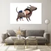 Bilder auf glas - Einteilig - Kind Hund Bild - 120x80cm - Produktbild-Vorschau 7