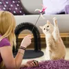 Relaxdays Enthaarungsbogen Katze, rund, mit Katzenminze, Produktbild-Vorschau 5