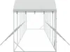 vidaXL Outdoor-Hundezwinger mit Dach Silbern 14x2x2,5 m Produktbild-Vorschau 6