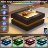 STILVORA Couchtisch mit Glasplatte und LED-Beleuchtung, Produktbild-Vorschau 8