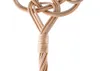 Close-up of a woven rattan carpet beater. Produktbild-Vorschau