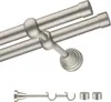 A double curtain rod with mounting hardware shown against a white background. Náhled obrázku produktu