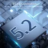 A close-up of a chip with the number 5.2 prominently displayed, set against a futuristic, circuit-board-like background with glowing blue lines. Produktbild-Vorschau