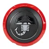 Original Fiat Nabendeckel Felgendeckel Grau Rot Fiat 500 Produktbild-Vorschau 2