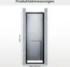 SONNI Schuifdeur voor douche, 70x195 cm, veiligheidsglas Productafbeelding-voorbeeld 10