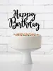 Topper na tort Happy Birthday czarny, wysokość 22,5 cm Podgląd zdjęcia produktu 7