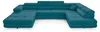Wohnlandschaft Cordo U-Form XXL 345 cm Schlaffunktion 2 Produktbild-Vorschau 1