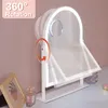 VANITII Zakrzywione lusterko do makijażu LED 30cm x 41cm z Podgląd zdjęcia produktu 4