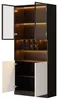 MODFU, vetrina in vetro 80x30x180 cm, mobile alto Anteprima dell’immagine prodotto 5