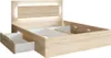 Doppelbett mit Schubladen 180x200 DUITAMA - Sonoma-Eiche + Produktbild-Vorschau 2