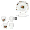 Candyman 12-częściowy zestaw śniadaniowy porcelana 6 os. Podgląd zdjęcia produktu 4