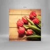 Bilder auf glas - Tulpen Blumenstrauß Sommer Garten - Produktbild-Vorschau 3