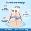 OYAJIA Hochstuhl baby 6 in 1 Sitzerhöhung Kinderstuhl Produktbild-Vorschau 12