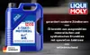 A blue plastic container of Liqui Moly 2-Takt-Motoroil is shown with marketing text and logos. Produktbild-Vorschau