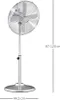 Homcom HOMCOM Trojnožkový ventilátor výškovo nastaviteľný Náhľad obrázku produktu 10