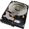 An open hard disk drive showing its internal components. Produktbild-Vorschau