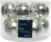 Weihnachtskugeln Glas 6cm x 10 Stück - Silber Produktbild-Vorschau 6