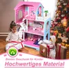 XMTECH Kinder Puppenhaus aus Holz 100 cm, Puppenstube Produktbild-Vorschau 9