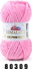 A ball of pink yarn with a label. Náhľad obrázku produktu