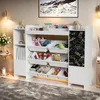 Detský regál, 4-úrovňový regál s 5 priehradkami a 8 Náhľad obrázku produktu 9