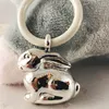 Wilkens Babyrassel Hase Bambino in 925 Sterlingsilber Produktbild-Vorschau 1