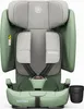 A front view of a green and gray child car seat. Náhled obrázku produktu