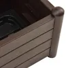 vidaXL Fioriera con traliccio 43x43x142 cm PP Moka Anteprima dell’immagine prodotto 7