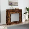 vidaXL Bordure de cheminée chêne fumé 100x30x87,5 cm Voir les images du produit 3
