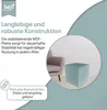 Best For Home | Würfel Pouf Hocker | Dunkles Blaugrün Poof Produktbild-Vorschau 2