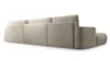 AX LIVING Canapé d'angle avec fonction sommeil Beige Peoni Voir les images du produit 5