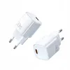 Two white USB-C chargers are shown against a white background. Anteprima dell’immagine prodotto