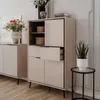 Buffetschrank Auryn - 90x38x140cm - 4 Türen und 2 Produktbild-Vorschau 10